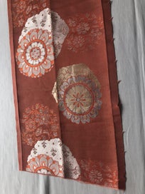 Listing 7 of 20 for Vintage Japanese Woven Silk Obi Fabric Piece Upholstery