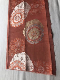 Listing 5 of 20 for Vintage Japanese Woven Silk Obi Fabric Piece Upholstery