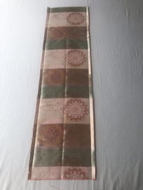 Listing 12 of 20 for Vintage Japanese Woven Silk Obi Fabric Piece Upholstery