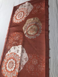 Listing 13 of 20 for Vintage Japanese Woven Silk Obi Fabric Piece Upholstery