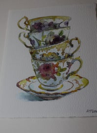 Listing 10 of 14 for +++ ADELENE FLETCHER "TEA FOR TWO" ART +++