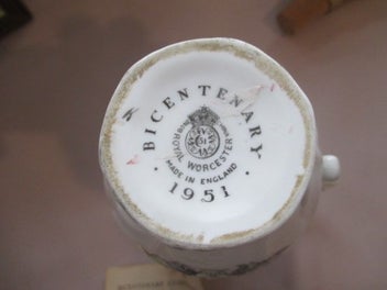 Listing 4 of 7 for ROYAL WORCESTER BI CENTENARY 1951 JUG