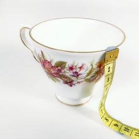 Listing 6 of 17 for Colclough - "Wayside" Bone China Floral Trio Set