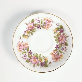 Listing 8 of 17 for Colclough - "Wayside" Bone China Floral Trio Set