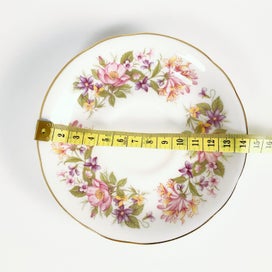 Listing 10 of 17 for Colclough - "Wayside" Bone China Floral Trio Set