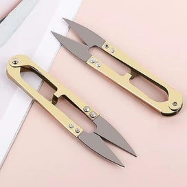 Listing 3 of 4 for Set Of 4 Mini U-shaped Sewing Scissors Perfect For Sewing Craft Supplies