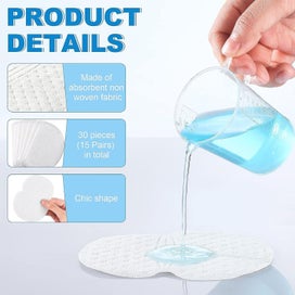 Listing 2 of 3 for 30 Pieces Antiperspirant Pads Antiperspirant Armpit Patch Disposable Self Adhe