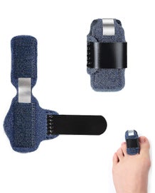 Listing 1 of 5 for Toe Straightener For Hammer Toe Curled Toe Broken Toe Support Toe Wraps 1 Pair
