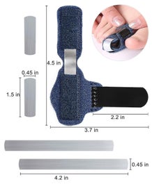 Listing 5 of 5 for Toe Straightener For Hammer Toe Curled Toe Broken Toe Support Toe Wraps 1 Pair