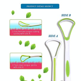 Listing 4 of 5 for [soft Silicon] 3pcs Tongue Scraper Cleaner, Oral Scrapers, Premium Sweeper Sets,