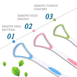 Listing 5 of 5 for [soft Silicon] 3pcs Tongue Scraper Cleaner, Oral Scrapers, Premium Sweeper Sets,