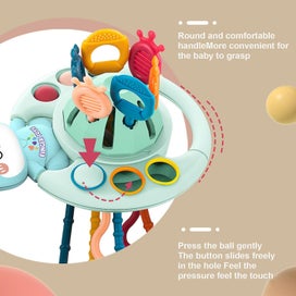 Listing 3 of 5 for Baby Food Grade Silicone Pull Rope Activity Toys Sensory Toys For Toddlers