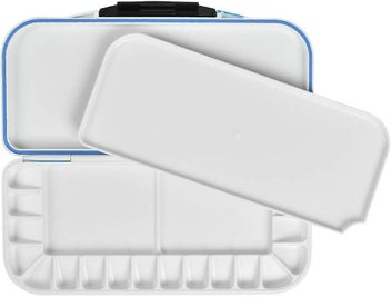 Listing 4 of 4 for 18 Slots Watercolor Paint Palette Portable Plastic Palette For Watercolor Ac