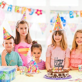 Listing 5 of 5 for 20pcs Happy Birthday Cake Topper With Black Acrylic For Party Decorations