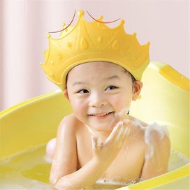 Listing 3 of 4 for Baby Kids Shower Caps Hair Washing Shield Waterproof Bath And Shampoo Cap For