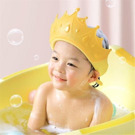 Listing 4 of 4 for Baby Kids Shower Caps Hair Washing Shield Waterproof Bath And Shampoo Cap For