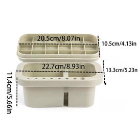 Listing 2 of 5 for Washing Bucket Grey Pen 3 In 1 Multi-purpose Paint Brush Basin Paint Box Colo