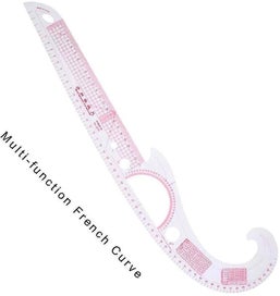 Listing 2 of 5 for 7-Piece Plastic Fashion Ruler Set - French Curve Grading Sewing Tools