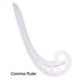 Listing 5 of 5 for 7-Piece Plastic Fashion Ruler Set - French Curve Grading Sewing Tools
