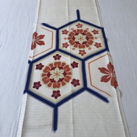 Listing 9 of 17 for Vintage Japanese Silk Fabric Piece