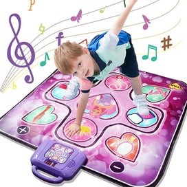 Listing 2 of 5 for Dance Mat Toy For Age 3-10 Girls dance Play Mat With 7 Game Modes Built-in Mus