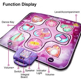 Listing 4 of 5 for Dance Mat Toy For Age 3-10 Girls dance Play Mat With 7 Game Modes Built-in Mus