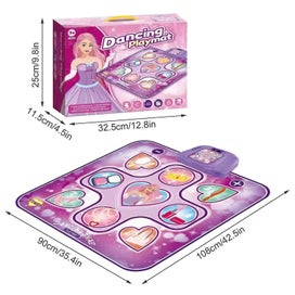 Listing 5 of 5 for Dance Mat Toy For Age 3-10 Girls dance Play Mat With 7 Game Modes Built-in Mus