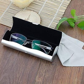 Listing 2 of 2 for 1 Pcs Glasses Case Hard Shell Eyeglass Case Aluminum Light Nearsighted Spectacle