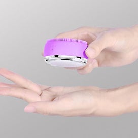 Listing 2 of 5 for Electric Facial Cleansing Brush Rechargeable Silicone Ex foliating Face Scrubb