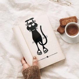 Listing 2 of 5 for Curious Cat Bookmark Locate Reading Progress With Cute Cat Paws 3d Pvc Cat Pla