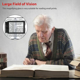 Listing 4 of 5 for Magnifying Glass A4 Full Page 3x Magnifier Sheet Book Reading Aid Lens Large