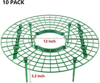 Listing 2 of 5 for 10 Pack Strawberry Supports With 4 Sturdy Legs For Keeping Plant Clean And Not R