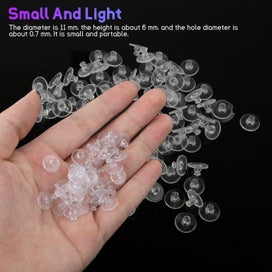 Listing 4 of 10 for Plastic Earring Posts Earring Backs Jewelry DIY Earring