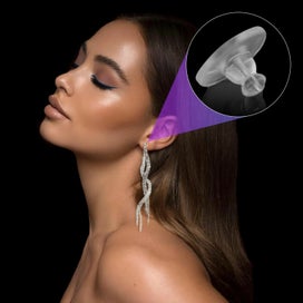 Listing 6 of 10 for Plastic Earring Posts Earring Backs Jewelry DIY Earring