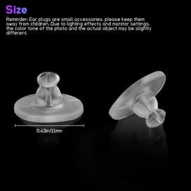 Listing 8 of 10 for Plastic Earring Posts Earring Backs Jewelry DIY Earring