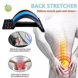 Listing 2 of 5 for Back Stretcher Lumbar Back Pain Relief Device Back Massager For Adult 4 Level