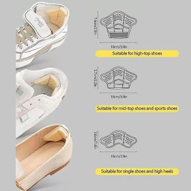 Listing 3 of 5 for 5 Pair Heel Sticker Mesh Heel Grips Pads Reusable Adhesive Heel Guards Liners