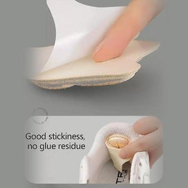 Listing 4 of 5 for 5 Pair Heel Sticker Mesh Heel Grips Pads Reusable Adhesive Heel Guards Liners