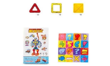 Listing 6 of 6 for Kids Magnet Toys Magnetic Tiles Building Blocks, Educational Toys for Childre...