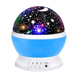 Listing 4 of 10 for Night Light Moon Star LED Projector Lamp for Kids Bedroom Decor