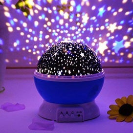 Listing 5 of 10 for Night Light Moon Star LED Projector Lamp for Kids Bedroom Decor
