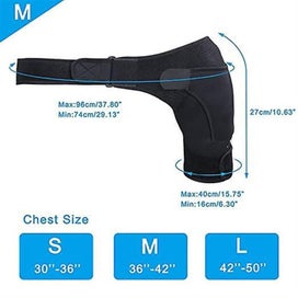 Listing 2 of 5 for Size Madjustable Bandage Shoulder Brace Shoulder Brace For Sports Injury Preve
