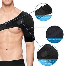 Listing 5 of 5 for Size Madjustable Bandage Shoulder Brace Shoulder Brace For Sports Injury Preve