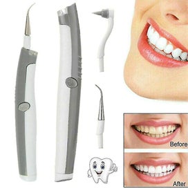 Listing 1 of 5 for Electric Ultrasonic Tooth Cleaner With Replacement Head Oral Teeth Stain Denta