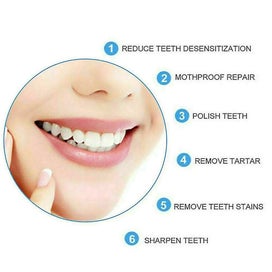 Listing 5 of 5 for Electric Ultrasonic Tooth Cleaner With Replacement Head Oral Teeth Stain Denta