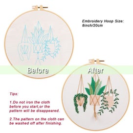Listing 5 of 18 for Embroidery Starter Kit with Pattern and Instructions