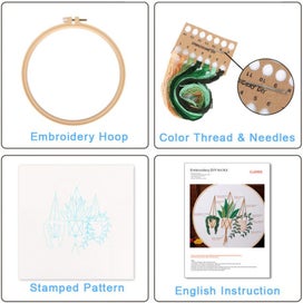 Listing 6 of 18 for Embroidery Starter Kit with Pattern and Instructions