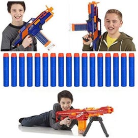 Listing 4 of 4 for 200/pack Nerf Gun Bullets Round Head Refill Darts Blasters