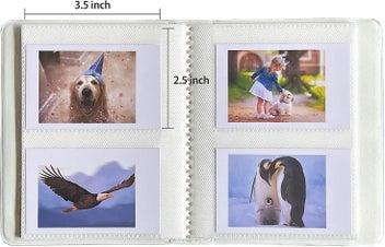Listing 4 of 4 for Photocard Holder Book 64 Pockets 3 Inch Mini Photo Album For Fujifilm Instax Min