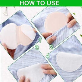 Listing 4 of 5 for 30 Pairs White Antiperspirant Pads 60 Pcs Antiperspirant Patch Underarm Sweat